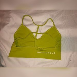 Neon Green SoulCycle Halter Bralette